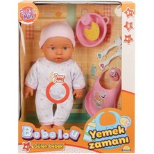 NW NessiWorld 030021 Nessiworld Yemek Zamanı Sesli Bebek Seti 35 cm / +3 Yaş