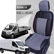 Nisa Araca Özel Ford Transit 2014-2026 Model Araçlara Uyumlu 2+1 Koltuk Kılıf