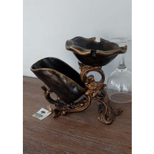 DEKORATİF ŞARAPLIK & ESKİTME & POLYESTER & ŞİŞE VE KADEH TUTUCU & Çınar Design