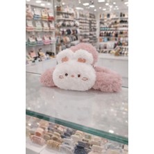 Nati Co Peluş Tavşan Detaylı Mandal Toka – Sevimli Saç Aksesuarı (12 Cm)