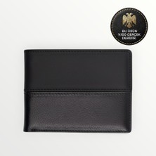 Atlas Deri Hakiki Deri Erkek Çift Renk Cüzdan | Villa