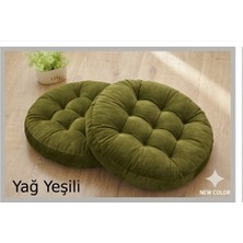 Ayzen Home 2li Pofidik Kare Meditasyon Minderi Oturma Yastığı Oyun Minderi 60CM x 60CM X7CM