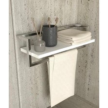 Lara Design Havluluk Banyo Rafı Krom Sabunluk