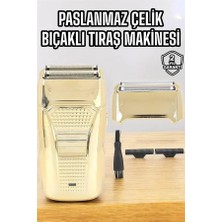 Najmaddin Tıraş Makinesi Paslanmaz Çelik Şarjlı Taşınabilir