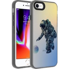 Apple iPhone 7 Uyumlu Kılıf Desenli Zore Dragon Sert Kapak