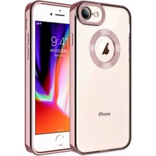 Apple iPhone Se 2020 Uyumlu Kılıf Kamera Korumalı Logo Gösteren Zore Omega Kapak