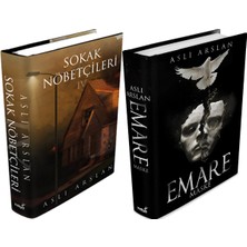 İndigo Kitap Sokak Nöbetçileri 4 Ciltli ve Emare Maske Ciltli (Aslı Arslan) 2'li Set