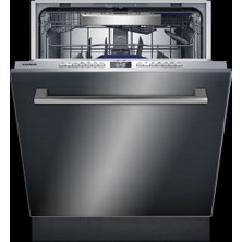 Siemens SN45EB01NT Tam Ankastre Tezgah Altı Bulaşık Makinesi 60 cm Siyah IQ500