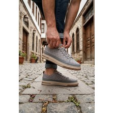 Pepita E385 Rahat Hafif Keten Özel Tasarım Spor Sneaker Erkek Ayakkabı