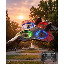SHC4200 Uzaktan Kumandalı Drone Uçak LED Işıklı 360 Derece Akrobatik Hareket Özellikli