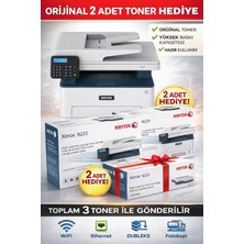 Xerox B225V/DNI-2T Wi-Fi + Tarayıcı + Fotokopi 2 Adet Toner Hediye (8000 Sayfa) Mono Çok Fonksiyonlu Lazer Yazıcı