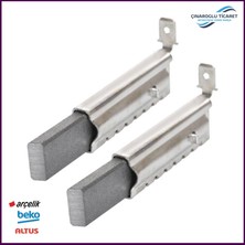 Çınaroğlu Ticaret Arçelik 8103 Ycms Çamaşır Makinesi Motor Kömürü ( Komple Demirli Kömür ) 2 Li