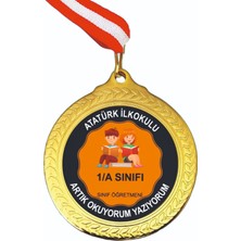 Sindem Reklam Madalya Artık Okuyorum Yazıyorum Madalyası