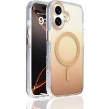 Apple iPhone 17 Uyumlu Kılıf M-Safe Şarj Özellikli Transparan Renk Geçişli Zore Toros Kapak