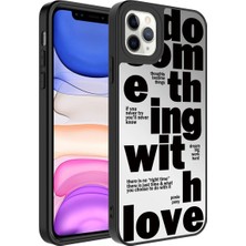 Apple iPhone 11 Pro Max Uyumlu Kılıf Aynalı Desenli Kamera Korumalı Parlak Zore Mirror Kapak