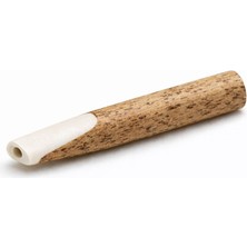 Han Tobacco Briar Kökü Doğal Ahşap Ağızlık 7 cm – 7.5-8 mm Uyumlu El Yapımı Kısa Ağızlık