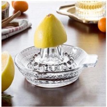 abnturk 1 Adet Kaliteli Şık Cam Çekirdek Hazneli Limon Sıkacağı