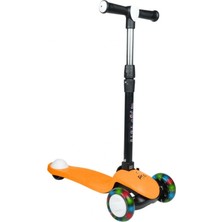 Mavi Su Dünyası 3+ Yaş Pro Scooter Turuncu Işıklı 50 kg Taşıma Kapasiteli