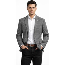 Suitmen Erkek Tek Spor Ceket 4 Drop Çift Yırtmaçlı Mevsimlik BGL-ST05331