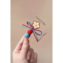 Nati Co Çiçek Figürlü Fiyonk Kız Çocuk Pens Saç Tokası – 2’li Set