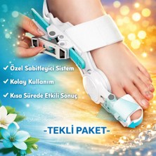 Tolmin Tekli Ergonomik Ayak Baş Parmak Ateli | Halluks Valgus Kemik Düzeltme Aparatı | Ortopedik Atel