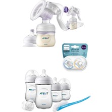 Philips Avent Anne Bebek Manuel Göğüs Pompası Hoşgeldin Biberon Seti Emzik Plastik  Yenidoğan Bebek Seti