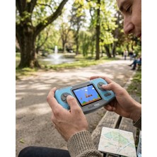 Najmaddin Taşınabilir Klasik Oyun Konsolu Tv Bağlantılı Dahili Oyunlu Şarjlı Game Console