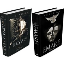 İndigo Kitap Beyaz Leke 2 Özgürlük Ciltli ve Emare Maske Ciltli (Aslı Arslan) 2'li Set