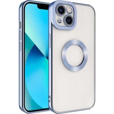 Apple iPhone 14 Plus Uyumlu Kılıf Kamera Korumalı Logo Gösteren Zore Omega Kapak