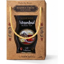 Altıncezve Istanbul Hatıra Siyah Çay – Teneke Ambalajlı Hediye Kraft Kutu