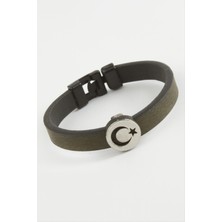 SiHako Ay Yıldız Kaliteli Suni Deri Bileklik