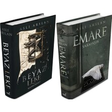 İndigo Kitap Beyaz Leke 1 Mahkumiyet Ciltli ve Emare Sarmaşık Ciltli (Aslı Arslan) 2'li Set