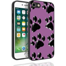Apple iPhone 8 Uyumlu Kılıf Desenli Kamera Korumalı Parlak Zore Nora Kapak