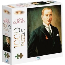 Games Başkomutan Atatürk 1000 Parça 2,2mm Kalınlık 48X68CM Profesyonel Hobi Puzzle Yapboz Serisi VGN462
