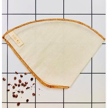 Yoga And Food Yıkanabilir, Kumaş, Organik Kahve Filtresi (No:2) AĞARTILMAMIŞ%100 Ham Pamuk - Ekolojik Filtre No:2