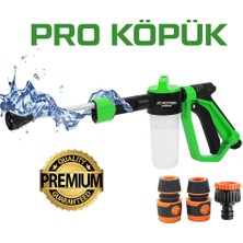 Jo Moyner Bahçe Ev Araba Yıkama Başlığı Basınçlı Köpük Su Tabancası Köpük Püskürtme Tabancası Hortum Için Green