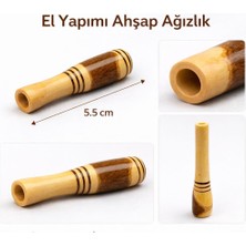 Han Tobacco Doğal Şimşir Ağacı El Yapımı Ahşap Ağızlık 5.5 cm | 5.5-6.3 mm Uyumlu Uzun Ağızlık