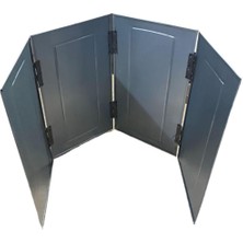 Rüzgarlık, Rüzgar Kesici 25X40CM 4 Kanatlı, Piknik Tüpü, Kamp Ocağı, Taş Ocak, Mangal