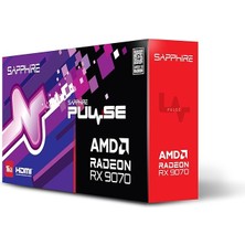 Pulse Amd Radeon™ Rx 9070 Gamıng 16GB Dual Hdmı/dual Dp Gpu Ekran Kartı