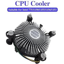 Soğutma Fanı 2400 Rpm Sessiz Fan Lga 775/1150/1155/1156/1151 Işlemciler B250B B250C B75 Madencilik Anakart