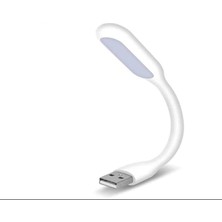 USB LED Lamba Katlanabilir Notebook Kitap Okuma Klavye Aydınlatma Beyaz