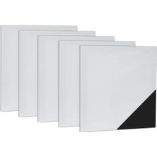 20X20 cm Tuval 5'li Yüksek Kalite Sanatsal Malzemeler Dayanıklı ve Uzun Ömürlü