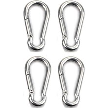 Karabina Kanca 304 Paslanmaz Çelik Güneş Tentesi Aksesuarı Paslanmaz Çelik Karabina Güneş Koruması Sabitleme Yelken Güneş Tentesi Hamak Boks Torbası Kamp Balıkçılık