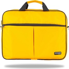 WTX308 Wtxpro Serisi 15.6 Inch Uyumlu Su Geçirmez Kumaş Macbook, Laptop, Notebook El Çantası- Sarı