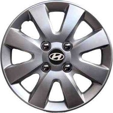 Yk Hyundai Accent Era / Getz / I10 / I20 Uyumlu 14 Inç Jant Kapağı 4'lü Takım Amblem Hediyeli