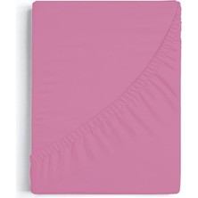 Pamuklu Bebek Lastikli Çarşaf - Penye Kumaş - Park Yatak | 60X120 | 70X110 | 70X120 | 70X130 | 70X140 | Krem | Beyaz | Gri | Pembe | Mavi (Pembe)