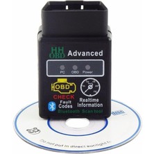 ELM327 V1.5 Obd2 Bluetooth Türkçe Araç Arıza Tespit Cihazı Hh Obd