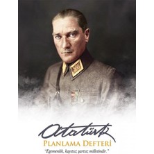 13,5X19,5CM Atatürk Planlama Defteri 128 Sayfa