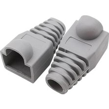 Plus PX-CAT6100 Gri Ca5/cat6 RJ45 Koruma Kılıfı, Cat6 Cover 100 Adet