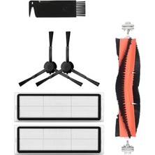 Vacuum Mop 2 Ultra Xiaomi Uyumlu Yedek Mopsuz Fırça Filtre-6 Parça, Robotyedek, Renk8